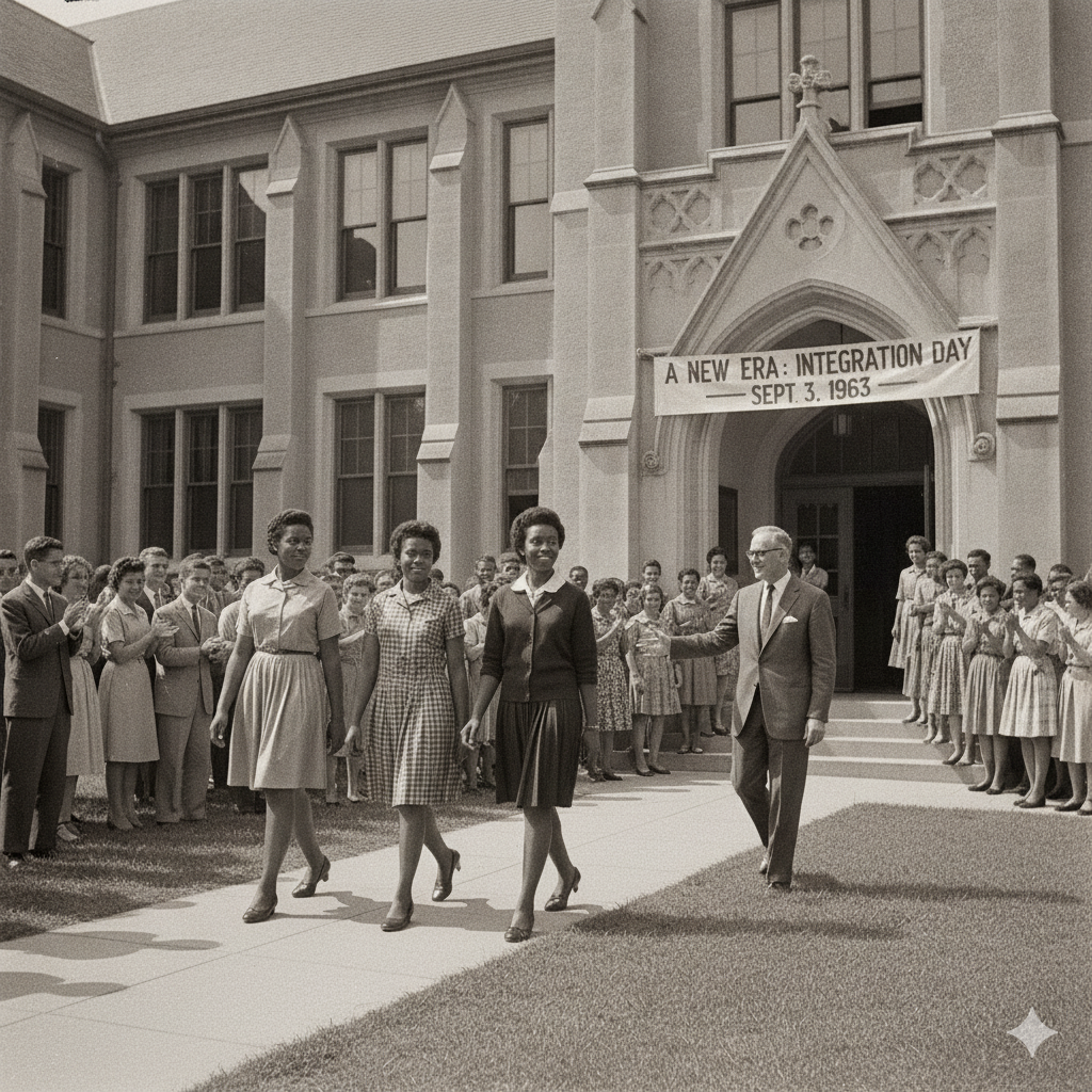 Students celebrating a school milestone